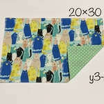 小さめランチョンマット(リバーシブル・20×30)y3-7