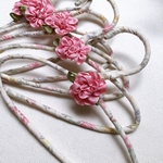 ペット用ミニハンガー  flower pink