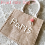 【 SALE】パールジュートバッグ♡Paris♡