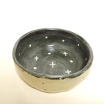 手びねり陶器 十字架の器