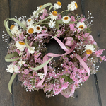 スモークツリーと小花のリース♡