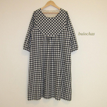 cotton ヨークワンピース（check）