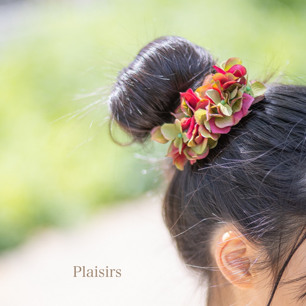 紫陽花 - バレッタ・ヘアクリップの人気通販 | minne byGMOペパボ 国内