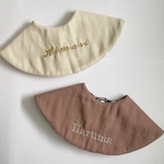 刺繍名入れ×もくもく/まんまるスタイ　贈り物にも♪