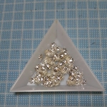 【100→120個】座金 菊座 花座 シルバー