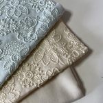 高級刺繍生地と涼感ダブルガーゼ