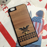 iPhone6ハードケース ノルディク鷹 木目