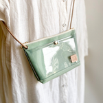 CHYOP✩.*˚ ミントグリーン✩.*˚倉敷帆布おでかけサコッシュ　ポシェット　PVC