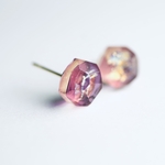 glass jewel ピアス(にじ)