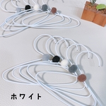ペット用＆ドール用ハンガーXSサイズ　10本セット ナチュラルカラー