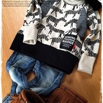 (最終)100cm☆しまうまトレーナー