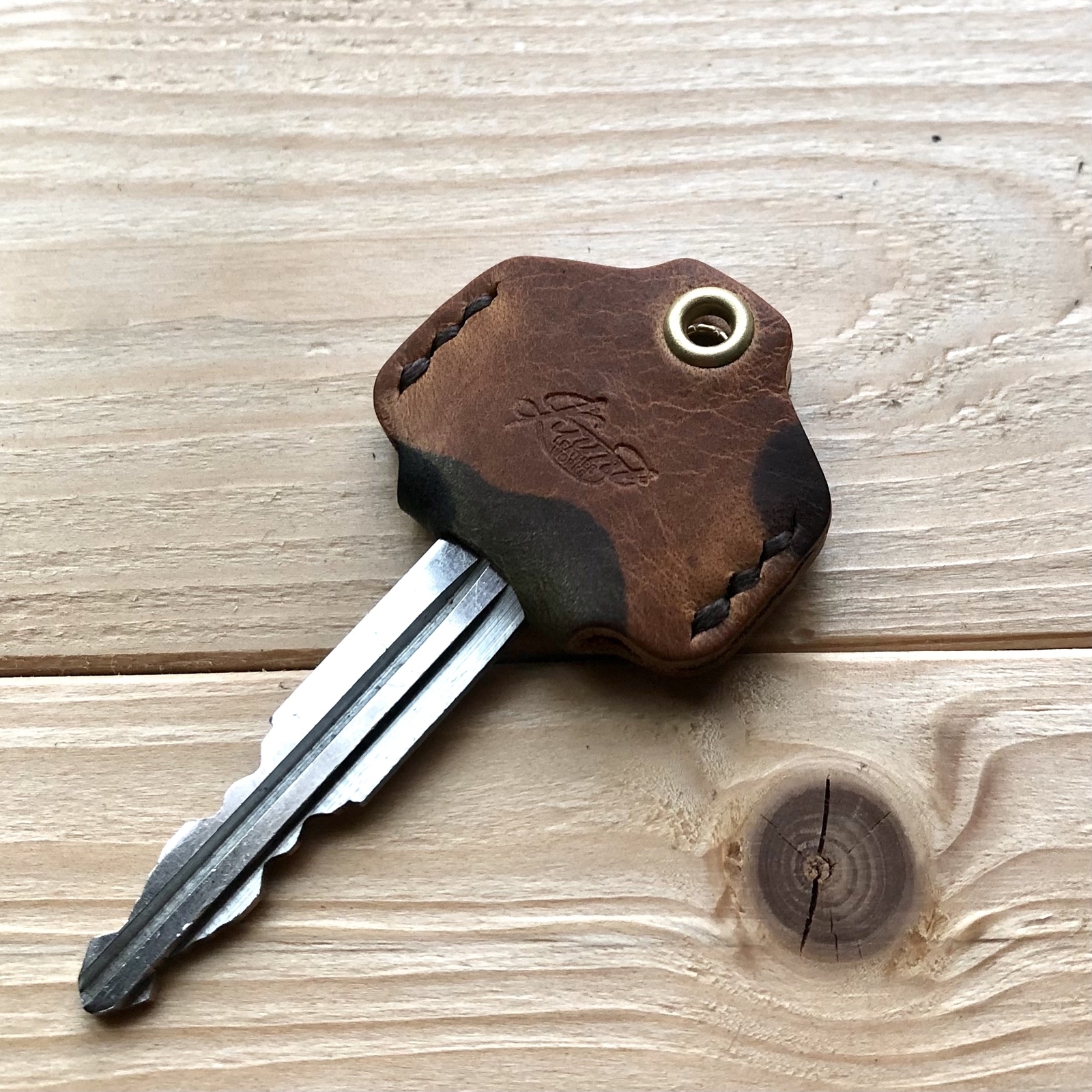JA22本革カバー　３点セット ジムニー キーカバー JA11 3型以降 JA22 JA12 - KNMT LEATHER