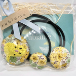 再販❕お花畑🌼インコ🌼  ヘアゴム  イエロー