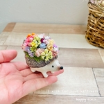 《再販》＊＊ハリネズミ🦔フラワーポットminiサイズ登場＊。・＊