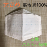 大きめ 箱 ボックス 舟型 立体マスク 白地パステル模様