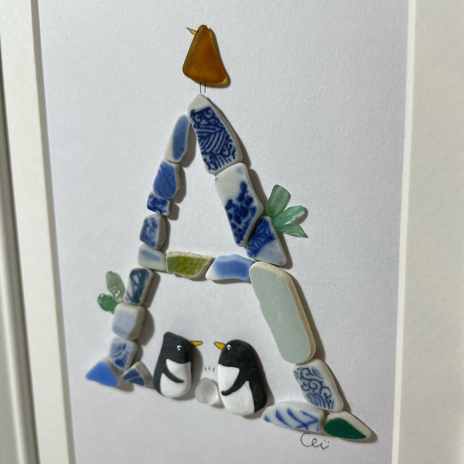 ♡aaページ♡シーグラスアート シーグラスアート アルファベット〜A〜 - TOCHII'S GALLERY | minne