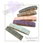 ♡サマーツイードのシンプルバレッタ♡全7color♡