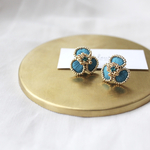 ビーズ刺繍　ss Flower 《金具選択》no.5