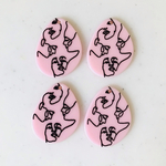 【K】Funny Face Pendant Tops