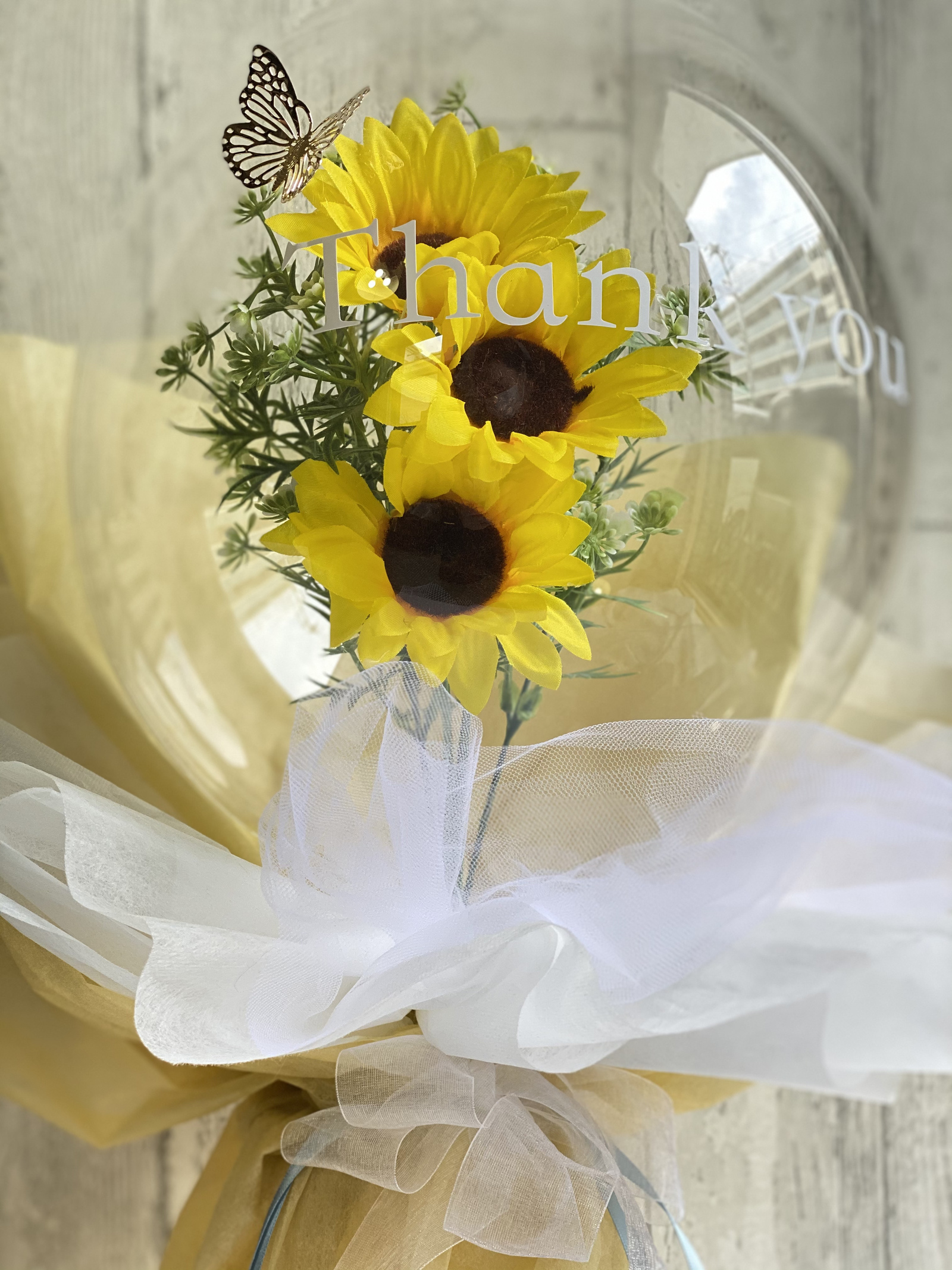 お待たせしました！再販×複数 ひまわり🌻バルーンブーケ - Silk Flower