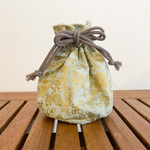 丸底巾着*小物入れポーチ*USAカットクロス