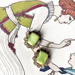 melonmoonstone pierce / earring