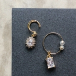 kirakira‧✧̣̥̇‧イヤーカフ＆フープイヤリング2点セット