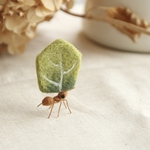 【再販】ハキリアリブローチ（五角形）