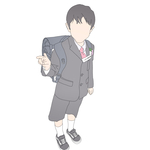 優し色の似顔絵