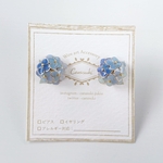 紫陽花ピアス・イヤリング // No.24