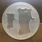 秋田県 都道府県 50mm 30mm ペア シリコンモールド  POP 地図 LOGO キーホルダー セレクトショップ お土産 樹脂型取り レジン 【J-5】送料無料
