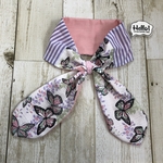 No.10 Kids ネッククーラー✴︎和柄風　ちょうちょ　藤の花