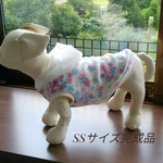 SSサイズ完成品　Cottonパーカータンク　花柄❁