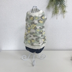 Ｍ・迷彩花（黄色）重ね着に見えるタンク