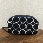 ミナペルホネン ✳︎ラウンド型ショルダーバッグ　tambourine ネイビー