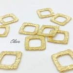金属パーツ　フレームコネクター正方形　8個