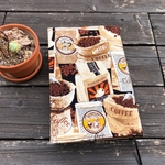 四六判ソフトカバー用♪ブックカバー★coffee beans★コーヒー豆