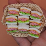 ハムチーズサンドイッチ(加工なし・マグネット)