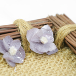 鮮やかグレーの紫陽花ピアス・イヤリング