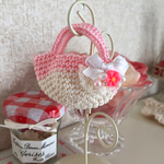 送料無料 ❤︎新春❤︎春よ来い♫ レース編みのミニチュアバッグ