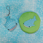 ジンベイザメのふわふわポーチ＆マスコット セット
