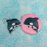 シャチさんのふわふわポーチ＆マスコット セット