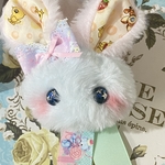 しっぽちゃんキーホルダー リボン