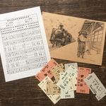 切符風紙片セット