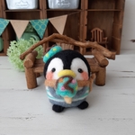 【チョコミント好きさんの会】まるっこペンギン (１号)