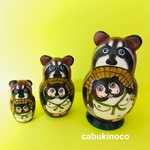たんたんたぬきマトリョーシカ🅱️ 3個組