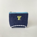 小さな小さなとっても小さなポーチ 数字刺繍 ７ 