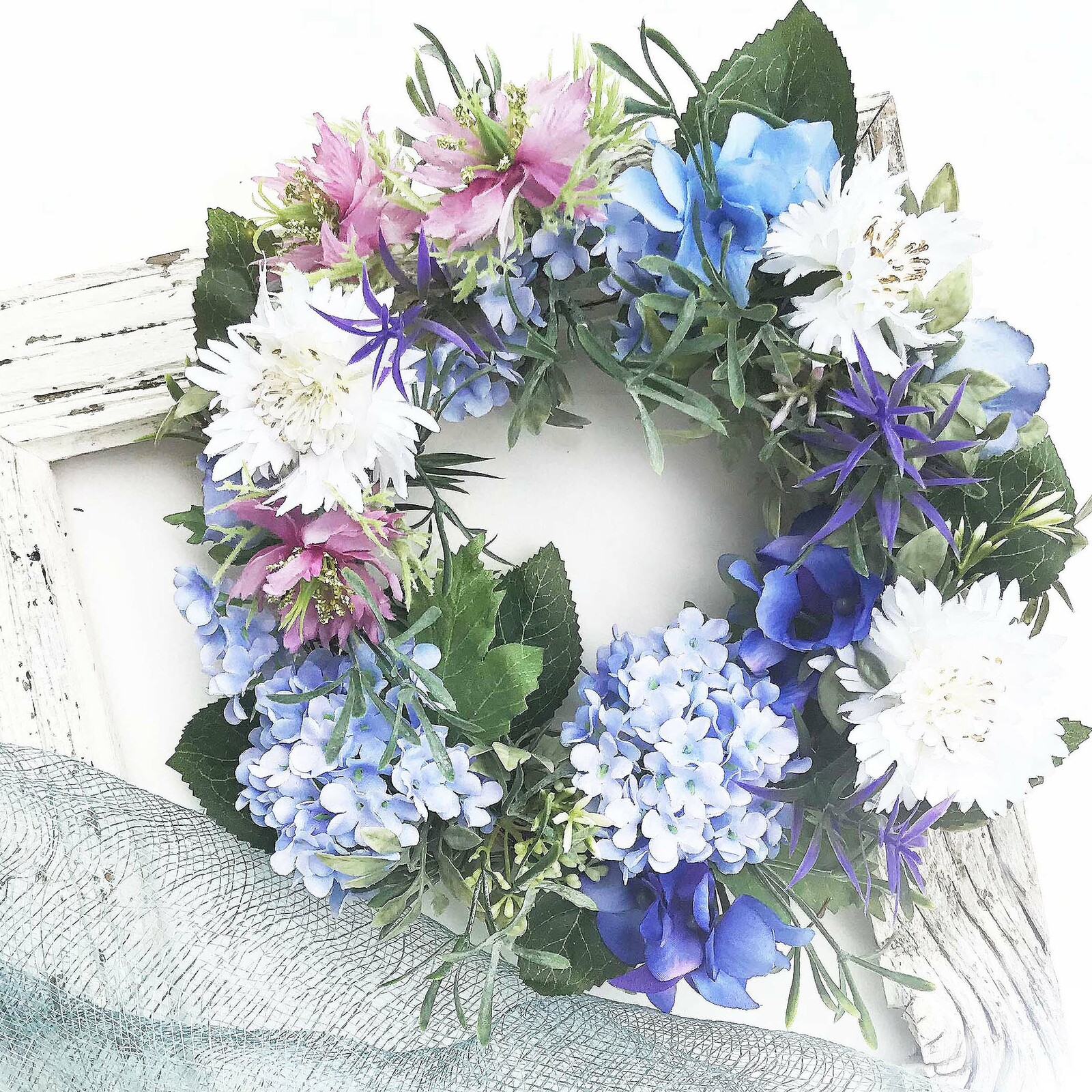 豪華！お正月リース♡雅牡丹とモクレンの特大お正月飾り♡造花リース 豪華！お正月リース雅牡丹とモクレンの特大お正月飾り造花リース