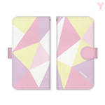 ♡200超!三角 ベルト：パステル系 濃い ピンク iPhone/スマホケース　トライアングル　