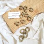 4Ｐ ＜ラバー加工＞チェーンパーツ　アクリルパーツ　プレートパーツ　ラバー　チェーン　プラスチックパーツ　アセテートパーツ　ハンドメイドパーツ　パーツ　大人デザイン　